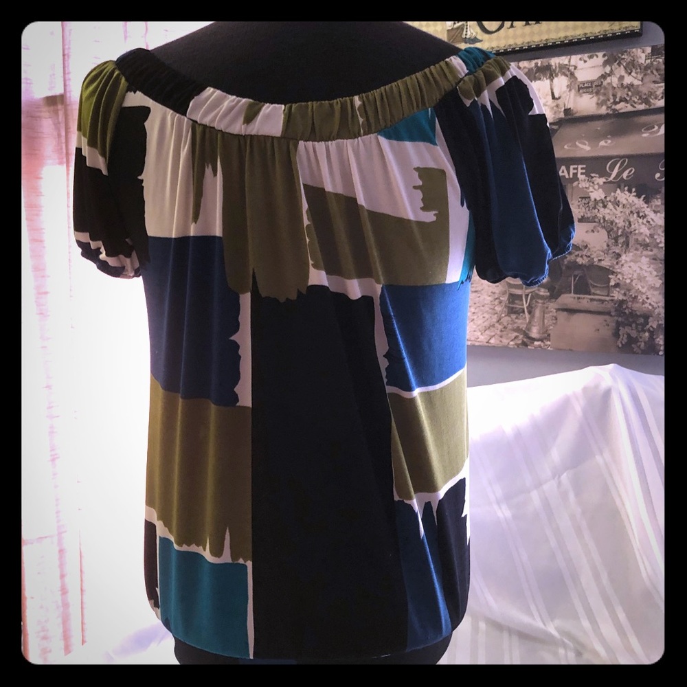 AB Studio color block top in small